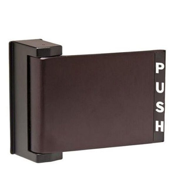 Ilco: PADDLE - PUSH TO RIGHT, DARK BRONZE